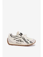 Kožené Semišové Dámské Tenisky Big Star model 22074797 Bílé - Big Star Shoes