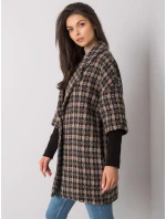 CHA coat PL 0466.05X šedá černá CHA coat PL 0466.05X šedá černá