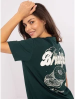 T shirt model 21253131 ciemny zielony - FPrice