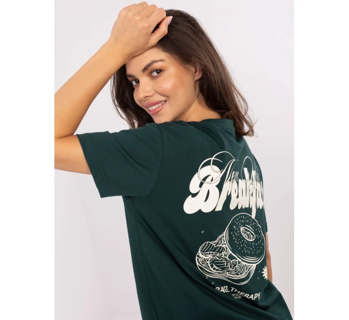 T shirt model 21253131 ciemny zielony - FPrice