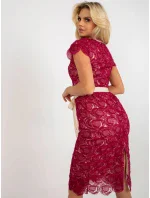 Dámské šaty LK SK 507365 kaštanové - Lakerta Dámské šaty LK SK 507365 kaštanové - Lakerta