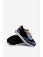 Pánské tenisky s paměťovou pěnou Memory Foam System Big Star NN174356 tmavě modré Pánské tenisky s paměťovou pěnou Memory Foam System Big Star NN174356 tmavě modré