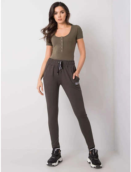 Tepláky RV DR model 17292783 tmavá khaki - FPrice