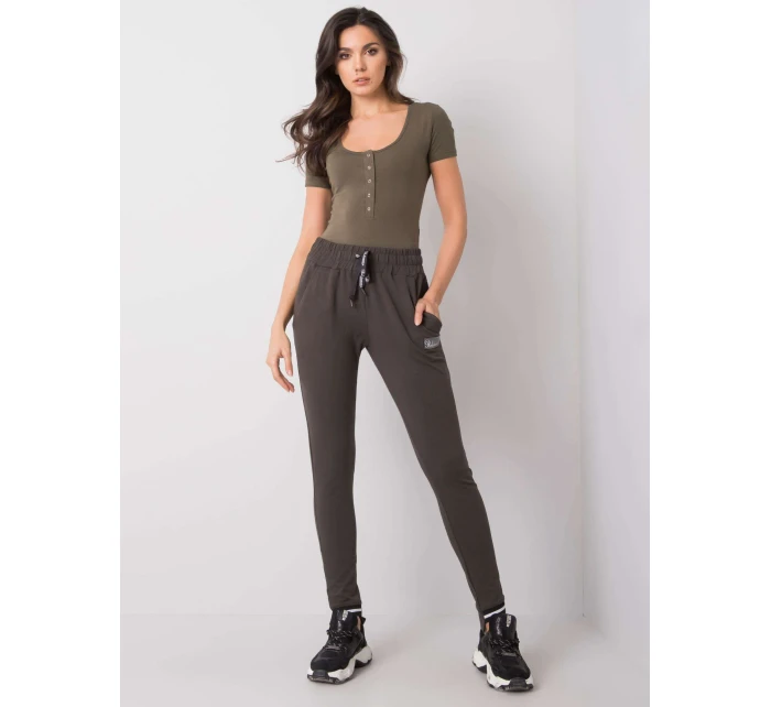 Tepláky RV DR 5773.18X tmavá khaki