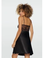 Dámská košilka model 17594835 Black chemise - DKaren Dámská košilka model 17594835 Black chemise - DKaren