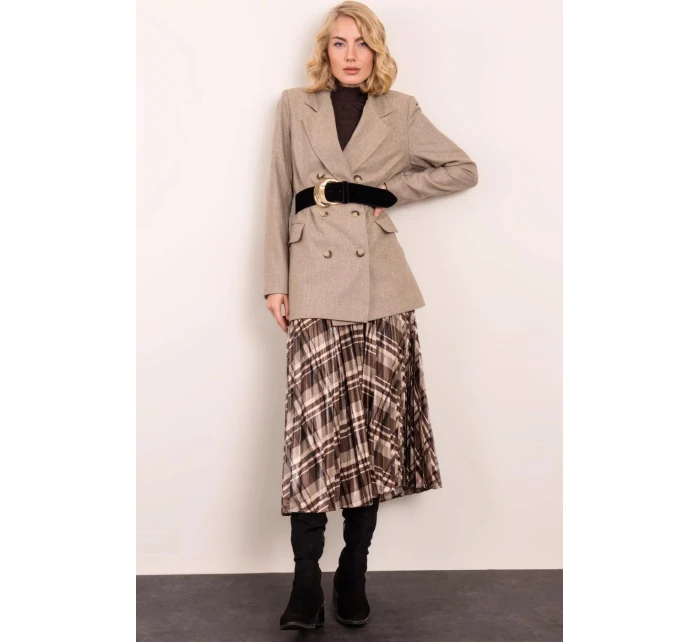 Dámská sukně hnědá  BSL model 18318776 - FPrice