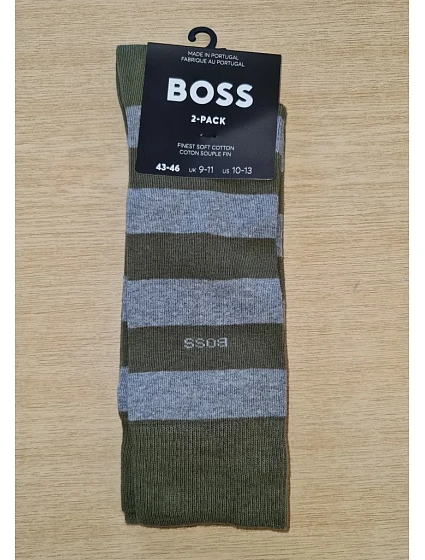PÁNSKÉ PONOŽKY BOSS 50467712 2PACK PÁNSKÉ PONOŽKY BOSS 50467712 2PACK