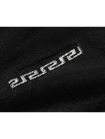 Černý přehoz přes oblečení alpaka s kapucí model 18026129 - S'WEST