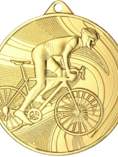 Zlatá medaile - cyklistika - ocelová medaile