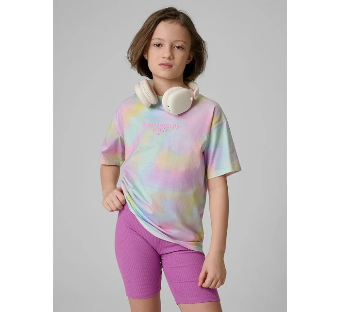 Dívčí tričko s potiskem 4F 4FJRSS26TTSHF3826-90A Dívčí tričko s potiskem 4F 4FJRSS26TTSHF3826-90A