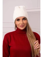 Dámská čepice Irmina K333 ecru Dámská čepice Irmina K333 ecru