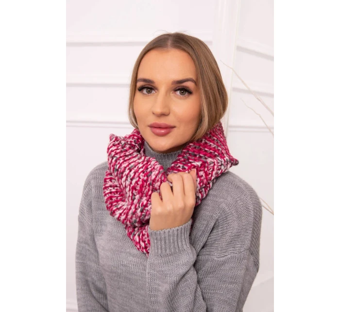 model 18752023 Dámský šátek s čepicí fuchsiová - K-Fashion