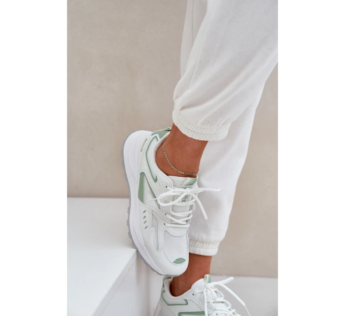 Dámské Sportovní Boty Big Star NN274A095 HI-POLY SYSTEM Bílá-Zelená Dámské Sportovní Boty Big Star NN274A095 HI-POLY SYSTEM Bílá-Zelená