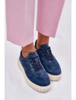 Semišové Dámské Tenisky Na Platformě model 21697031 - EVENTO