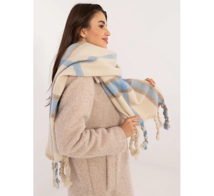 Šála AT SZ model 20527654 světle béžová - FPrice