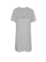 Dámská noční košile QS6896E P7A  šedá - Calvin Klein