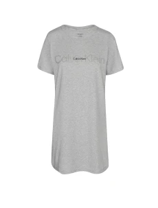 Dámská noční košile QS6896E P7A  šedá - Calvin Klein