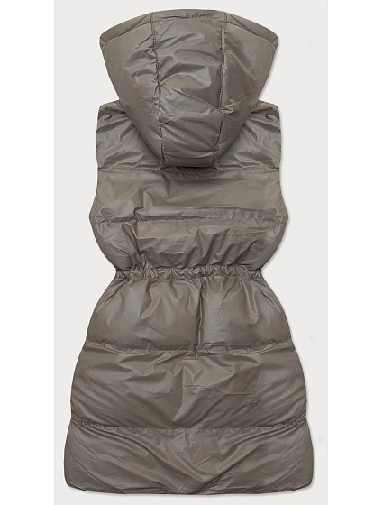 kamizelka damska ciemny beż model 20328995 - J.STYLE kamizelka damska ciemny beż model 20328995 - J.STYLE