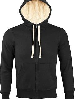 SOL'S Sherpa Unisex mikina s kapucí 25.0584 black
