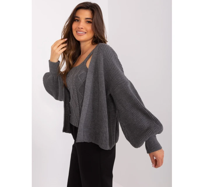 Sada BA KMPL 8019.20 tmavě šedá