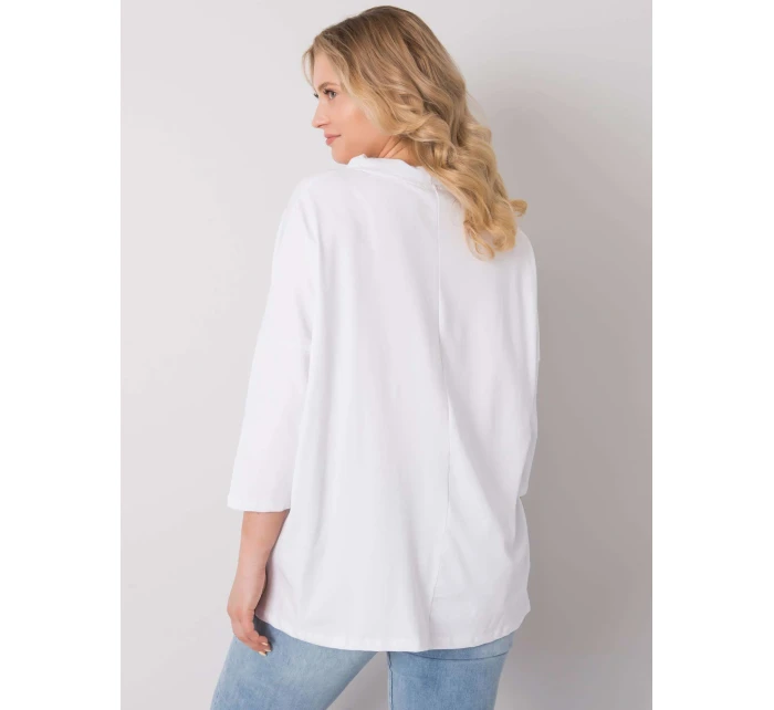 Bluzka RV BZ model 19693285 biały - FPrice Bluzka RV BZ model 19693285 biały - FPrice