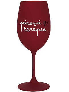 PÁROVÁ TERAPIE - bordo sklenice na víno 350 ml