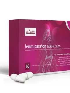 Kapsle pro ženy Femm Passion Libido Caps. 60 kapslí - Valavani