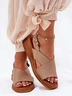 Dámské sandály ASA266-9 Quilara hnědé - Jezzi