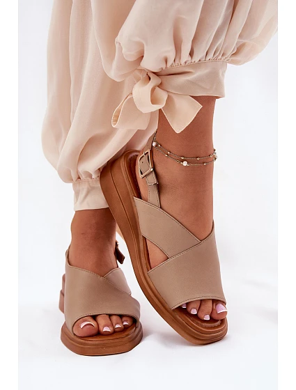 Dámské sandály ASA266-9 Quilara hnědé - Jezzi Dámské sandály ASA266-9 Quilara hnědé - Jezzi