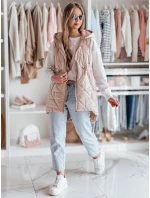 Dámská přechodná prošívaná vesta růžová Dstreet model 21987073 - FashionStreet