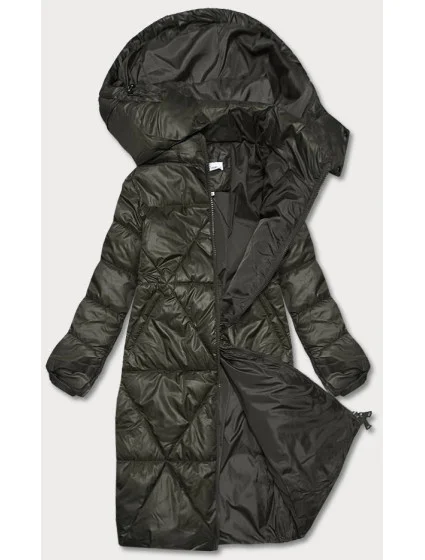 Dámská bunda v army barvě pro přechodné období (YP-22081-6)