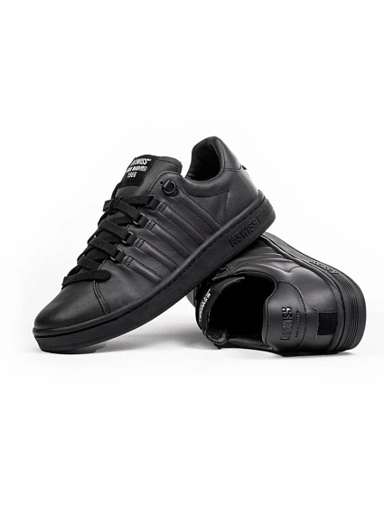 KSwiss II pánské tenisky z přírodní kůže černé model 21382926 - K- Swiss KSwiss II pánské tenisky z přírodní kůže černé model 21382926 - K- Swiss