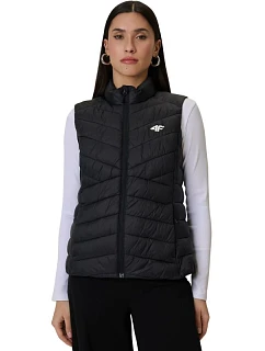 Dámská vesta 4F F347 tmavě černá 4FWSS26TVJAF347 20S