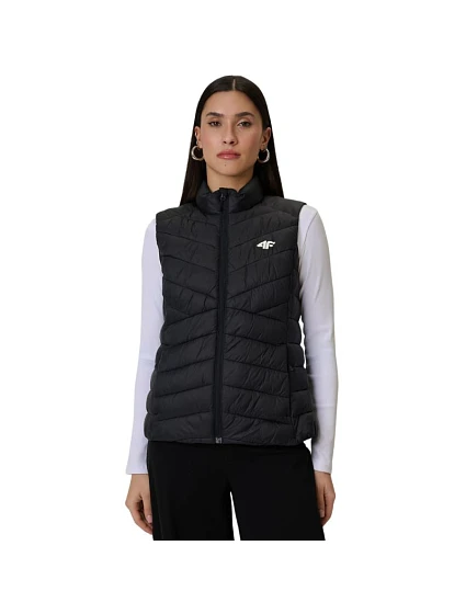 Dámská vesta 4F F347 tmavě černá 4FWSS26TVJAF347 20S