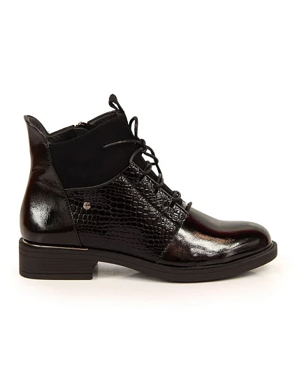 W model 17631138 černé lakované kozačky - VINCEZA W model 17631138 černé lakované kozačky - VINCEZA
