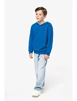 K 453 Dětská kontrastní mikina s kapucí model 22509476 red/white - Kariban K 453 Dětská kontrastní mikina s kapucí model 22509476 red/white - Kariban