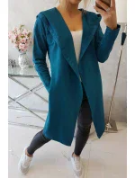 Dlouhá pláštěnka s kapucí, námořní Dlouhá pláštěnka s kapucí, námořní