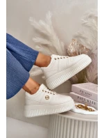 Sneakersy Sportovní Boty Dámské Zateplené Na Masivní Podešvi Béžové Verissha Sneakersy Sportovní Boty Dámské Zateplené Na Masivní Podešvi Béžové Verissha