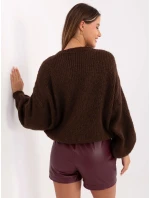 Jumper MI SW 1909.21 tmavě hnědý Jumper MI SW 1909.21 tmavě hnědý