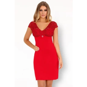 Vzrušující košilka Crossina red - LivCo Corsetti Vzrušující košilka Crossina red - LivCo Corsetti