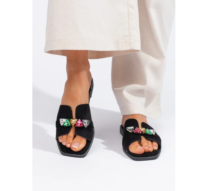 Originální nazouváky černé dámské bez podpatku Originální nazouváky černé dámské bez podpatku