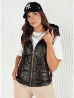 Dámská prošívaná vesta NICOLAS černá FashionStreet TY4120 Dámská prošívaná vesta NICOLAS černá FashionStreet TY4120