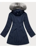 ZIMOWA KURTKA DAMSKA GRANATOWA model 21243372 - LHD