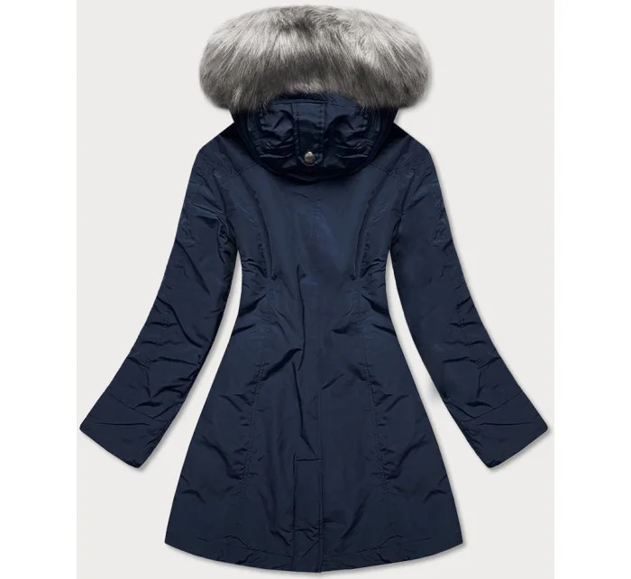 ZIMOWA KURTKA DAMSKA GRANATOWA model 21243372 - LHD