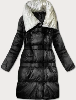 Černá zimní bunda s rukávy model 21247747 - Factory Price