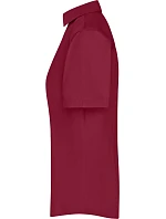 JN Popelínová business halenka s krátkým rukávem 02.0 wine model 22487605 - Daiber JN Popelínová business halenka s krátkým rukávem 02.0 wine model 22487605 - Daiber