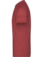 JN Pánské tričko s výstřihem do V 02.0 wine melange model 22494650 - Daiber JN Pánské tričko s výstřihem do V 02.0 wine melange model 22494650 - Daiber