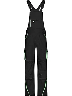 Daiber JN 848 (62) Pracovní kalhoty s laclem - Color 02.848X black/lime green Daiber JN 848 (62) Pracovní kalhoty s laclem - Color 02.848X black/lime green
