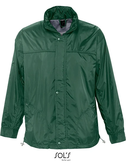 SOL'S Mistral Podšitá unisex větrovka 25.4600 forest green SOL'S Mistral Podšitá unisex větrovka 25.4600 forest green
