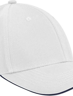 Beechfield B 820C 6 panelová kšiltovka EarthAware® 53.820C white/french navy